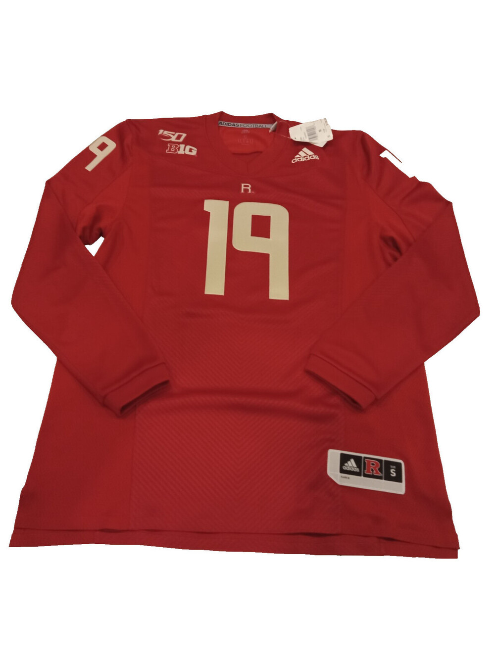 adidas Rutgers Scarlet Knights Queensmen 150th Anniversary Jersey Mens Small 19